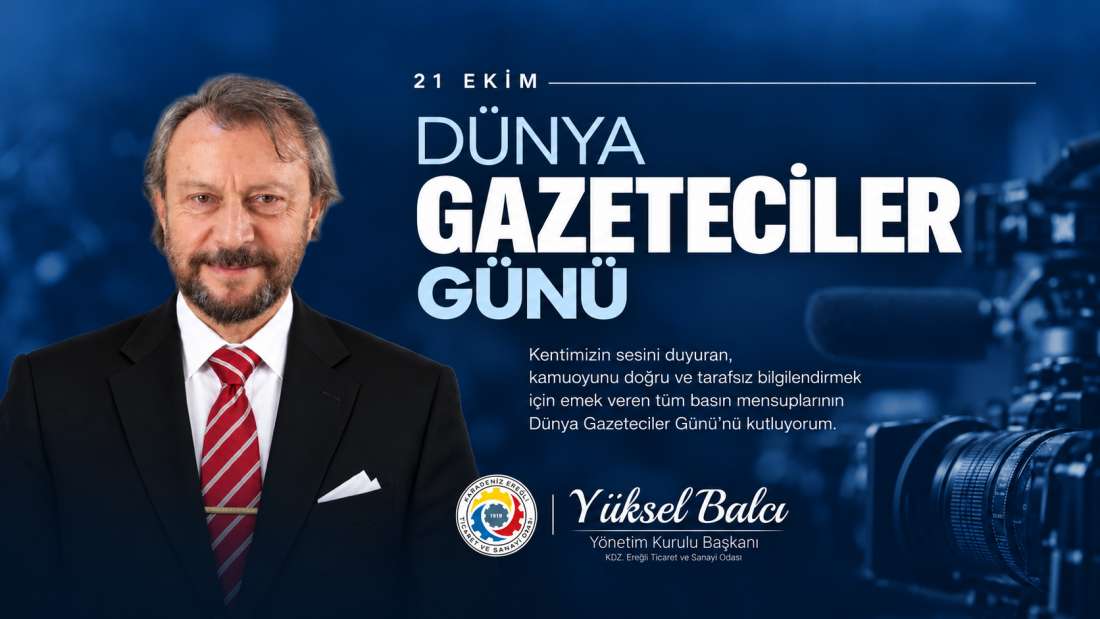 Başkan Balcı'dan Dünya Gazeteciler Günü Mesajı