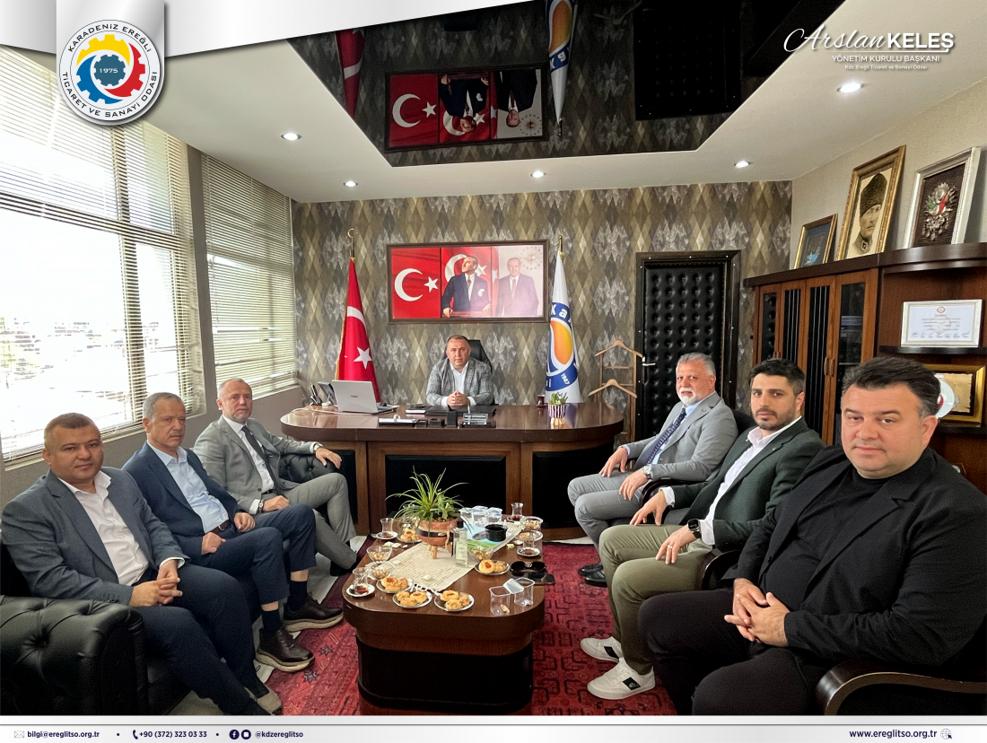 Başkanı KELEŞ ve beraberindeki heyet, Kandilli Belediye Başkanı Osman Çakmakoğlu’nu makamında ziyaret etti.