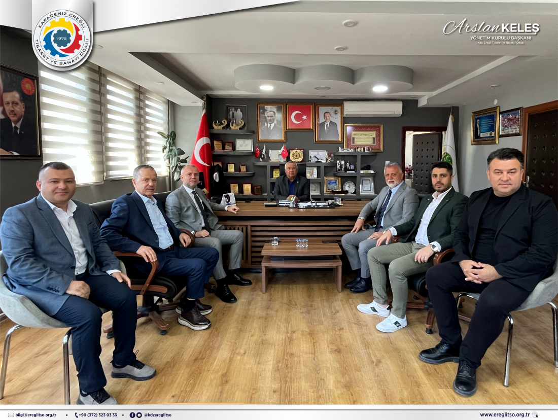 Başkanı KELEŞ ve beraberindeki heyet, Ormanlı Belediye Başkanı Bayram Başol’u makamında ziyaret etti.