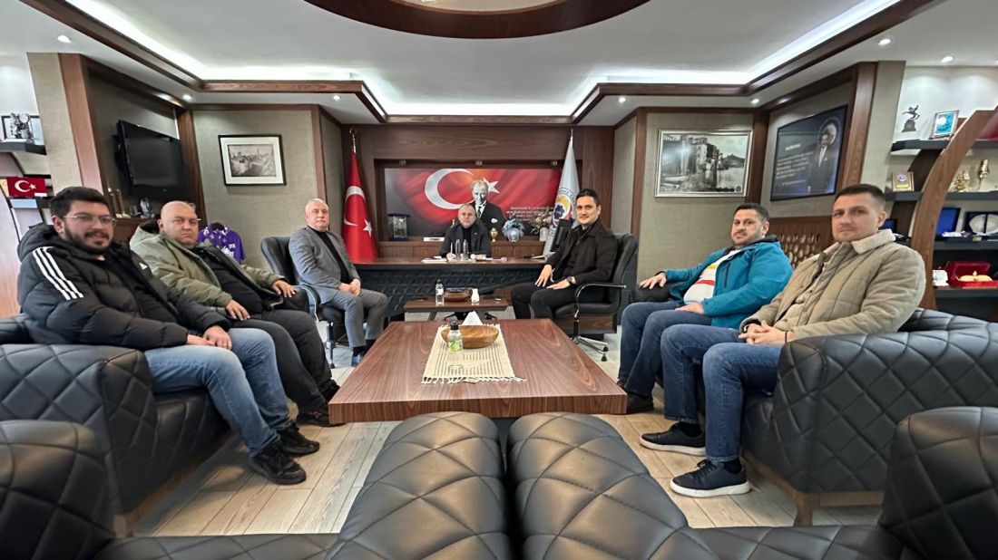 EREĞLİ’DE DEV BULUŞMA: BELEDİYE SPOR YÖNETİMİ TSO BAŞKANI KELEŞ’İ ZİYARET ETTİ