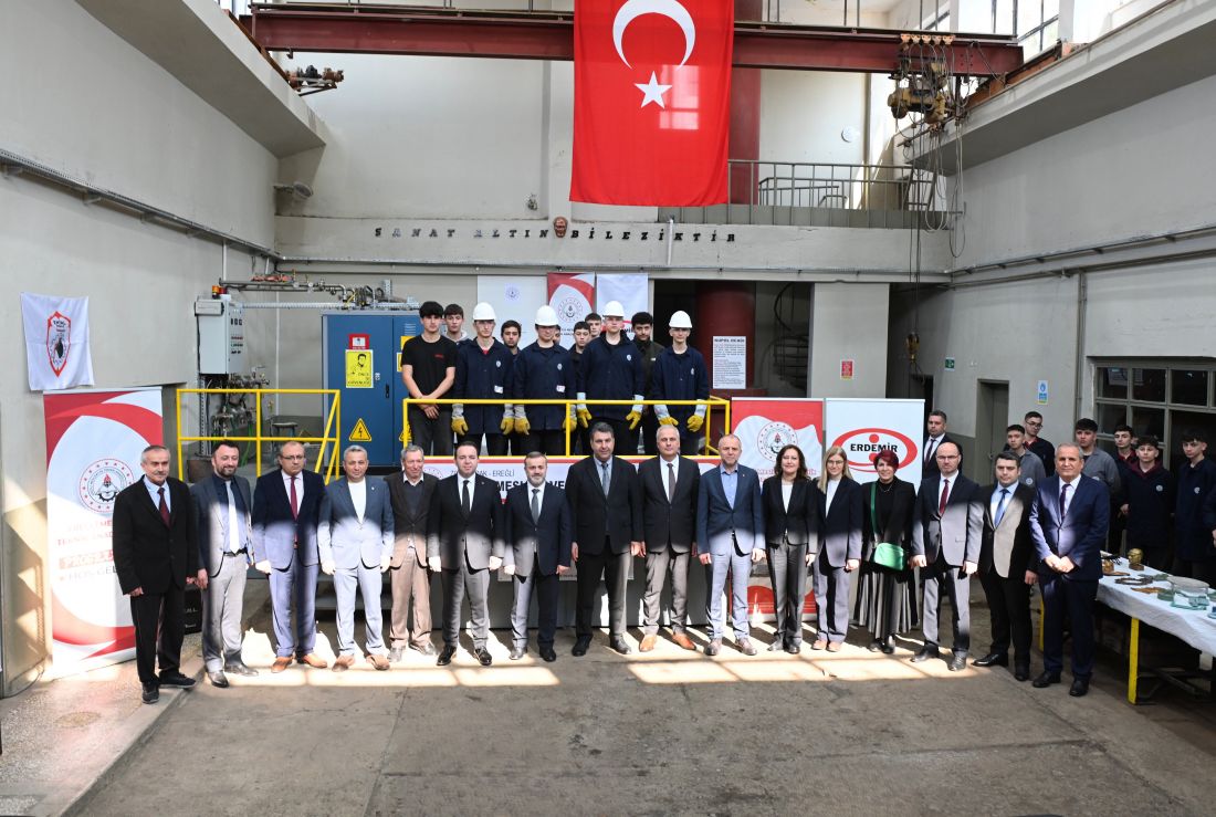 Kdz. Ereğli’de Eğitim ve Sanayi El Ele: Teknik Lisede İndüksiyon Ocağı Açıldı