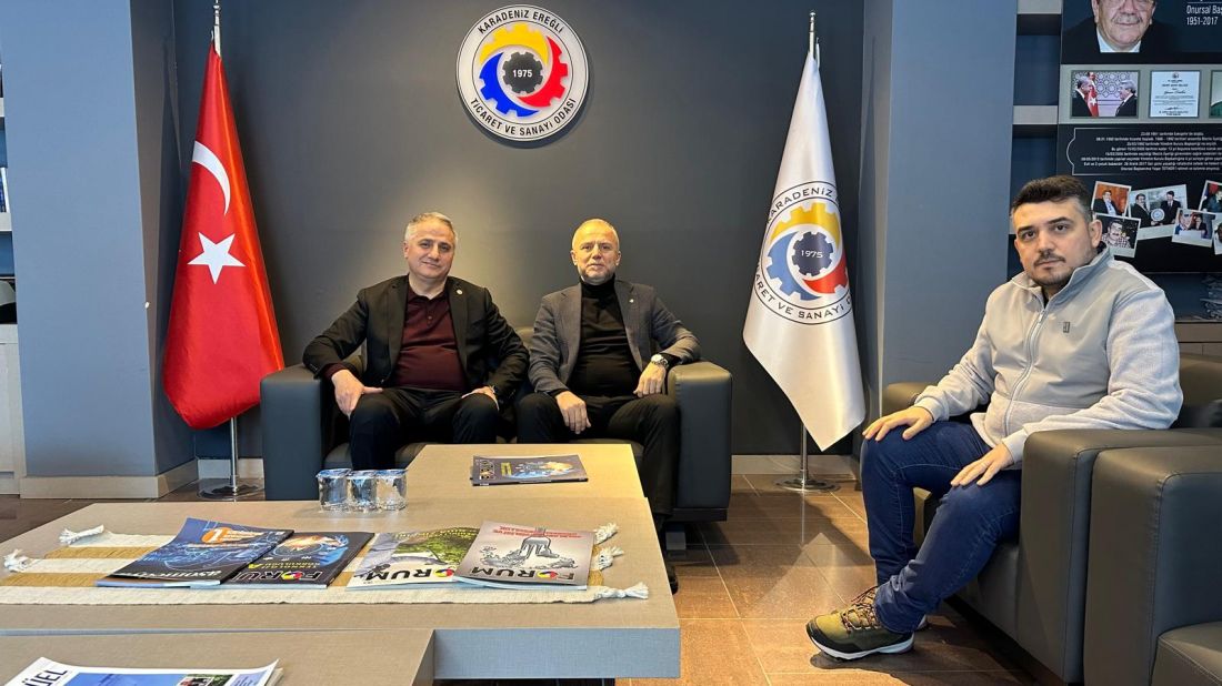 Milletvekili Bozkurt ve Başkan Andiç'ten Kdz.Ereğli TSO'ya ziyaret