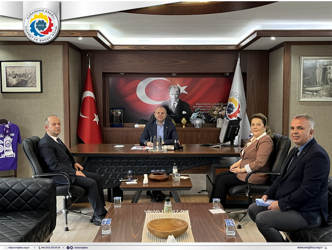 Sınai Mülkiyet Hakları Farkındalık Çalıştayı kapsamında  Başkan KELEŞ'e ziyaret