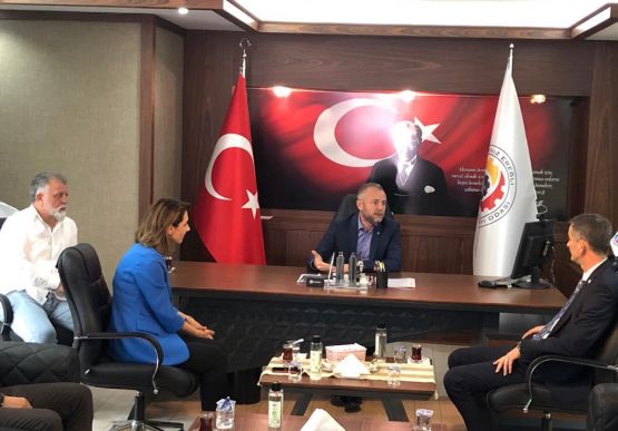 İYİ Parti Genel Başkan Yardımcısı Sakarya Milletvekili Ümit Dikbayır ve İYİ Parti Ereğli İlçe Başkanı Evrim Balbaloğlu Kdz. Ereğli TSO ziyaret etti.