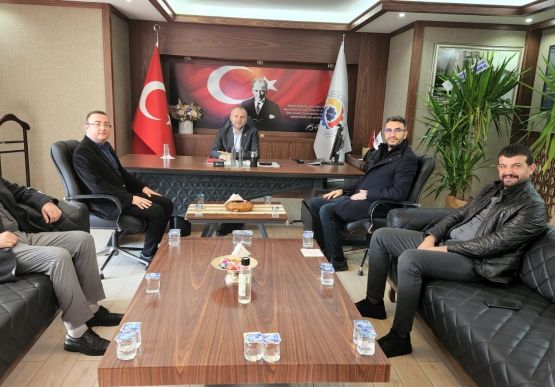 Kdz. Ereğli İlçe Jandarma Komutanı Üsteğmen Ali Akça, Oda Başkanımız Arslan Keleş'e nezaket ziyaretinde bulundu.