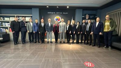 CHP İlçe Başkanı Zerrin Yılmaz Erdoğan’dan TSO’ya Ziyaret