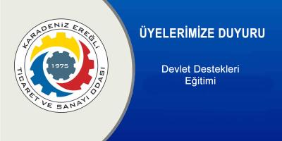 Devlet Destekleri Eğitimi