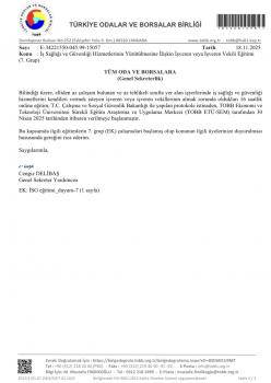 İş Sağlığı ve Güvenliği Hizmetlerinin Yürütülmesine İlişkin İşveren veya İşveren Vekili Eğitimi