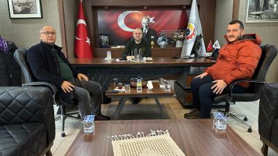 Mavi Elmas Kooperatifi’nden TSO Başkanı Keleş’e Ziyaret