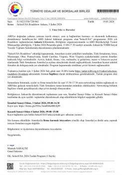 SelectUSA Roadshow Ankara, 5 Şubat 2026