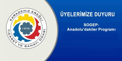 SOGEP-Anadolu'dakiler Programı